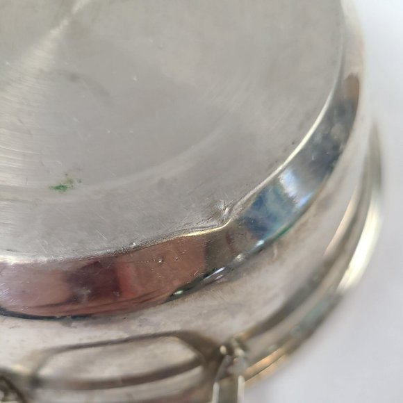 VTG Child Porcelain Warming Bowl w Reservoir Colonial Plate USA Little Bo Peep - Picture 10 of 13